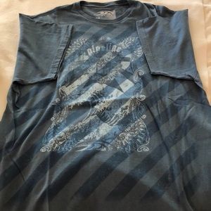 Pipeline Hawaiian brand T-shirt blue